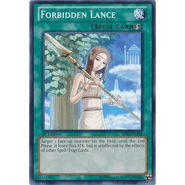 Forbidden Lance - BP02-EN162 - Common