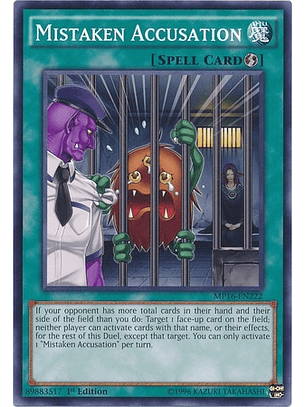 Mistaken Accusation - MP16-EN222 - Common 