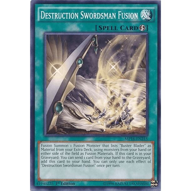 Destruction Swordsman Fusion - MP16-EN215 - Common