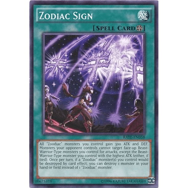 Zodiac Sign - RATE-EN058 - Common 