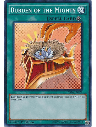 Burden of the Mighty - YS16-EN029 - Common 