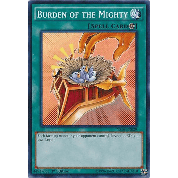 Burden of the Mighty - YS16-EN029 - Common 
