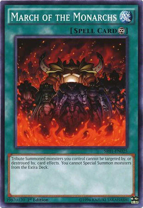 March of the Monarchs - SR01-EN025 - Common