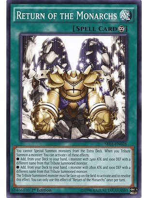 Return of the Monarchs - SR01-EN026 - Common