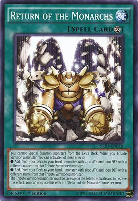 Return of the Monarchs - SR01-EN026 - Common