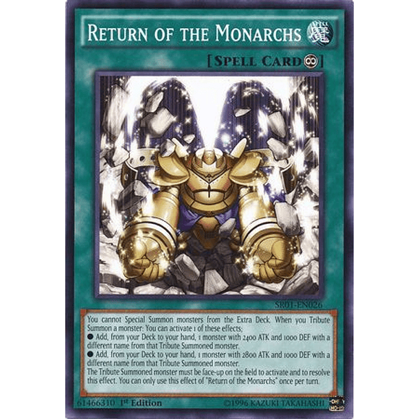 Return of the Monarchs - SR01-EN026 - Common