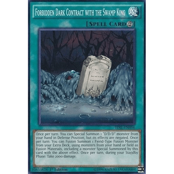 Forbidden Dark Contract with the Swamp King - TDIL-EN056 - Common