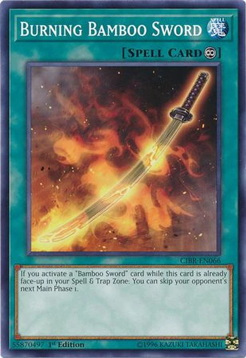 Burning Bamboo Sword - CIBR-EN066 - Common 