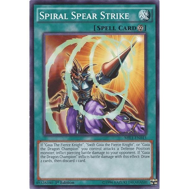Spiral Spear Strike - MIL1-EN043 - Common