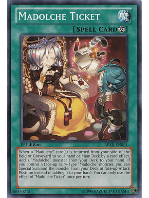 Madolche Ticket - ABYR-EN061 - Common