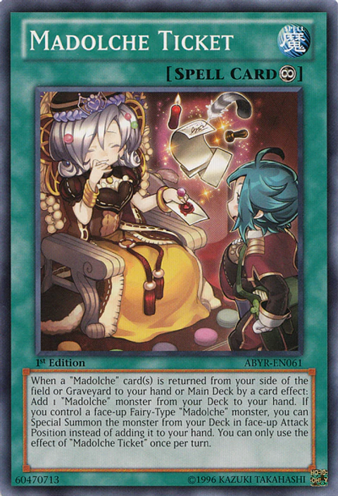 Madolche Ticket - ABYR-EN061 - Common