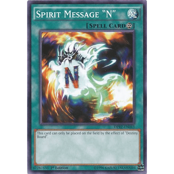 Spirit Message "N" - DPRP-EN043 - Common