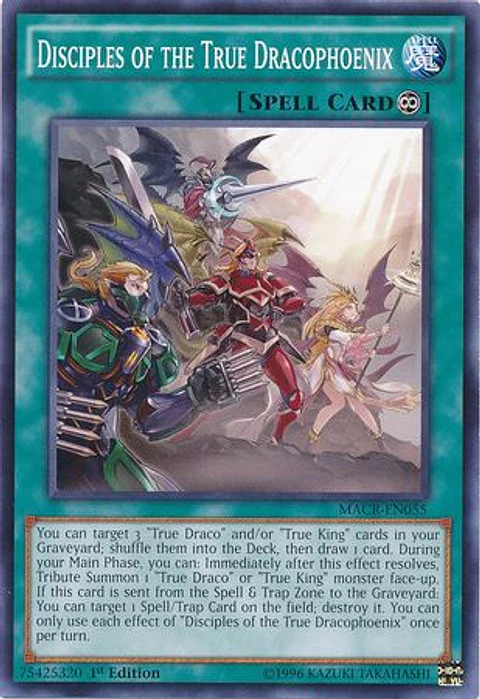Disciples of the True Dracophoenix - MACR-EN055 - Common