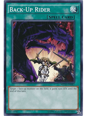 Back-Up Rider - MP16-EN087 - Common