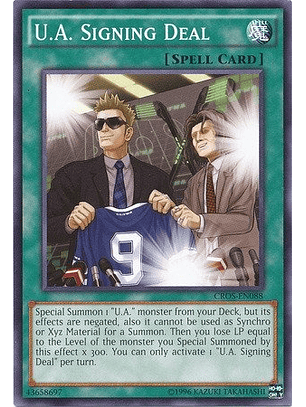 U.A. Signing Deal - CROS-EN088 - Common (varios Idiomas)