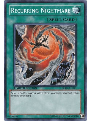 Recurring Nightmare - GLD4-EN041 - Common