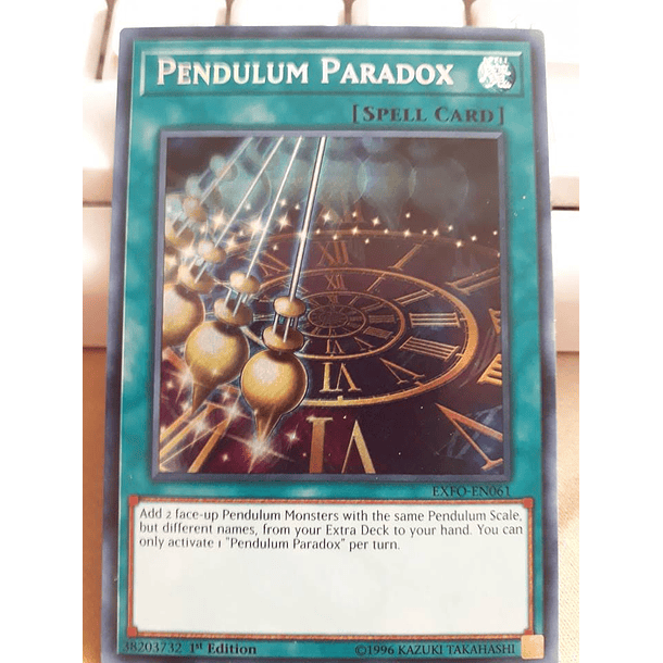 Pendulum Paradox - EXFO-EN061 - Secret Rare 