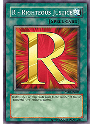 R - Righteous Justice - YSDJ-EN031 - Common