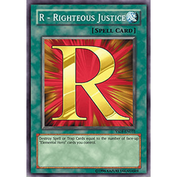 R - Righteous Justice - YSDJ-EN031 - Common