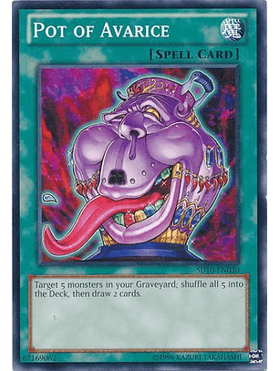 Pot of Avarice - SD10-EN030 - Common (dañado)