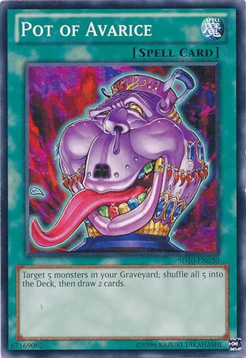 Pot of Avarice - SD10-EN030 - Common (dañado)