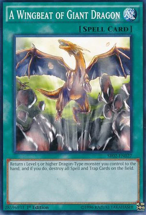 A Wingbeat of Giant Dragon - SR02-EN027 - Common 