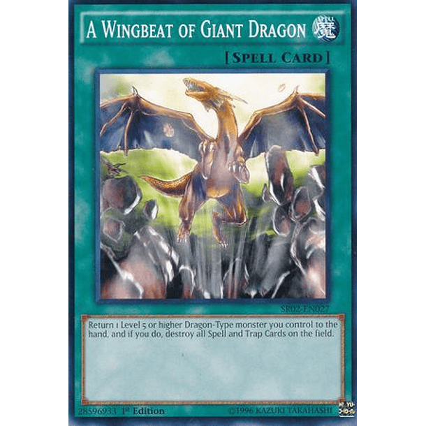 A Wingbeat of Giant Dragon - SR02-EN027 - Common 