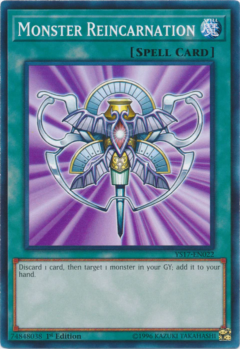 Monster Reincarnation - YS17-EN022 - Common 