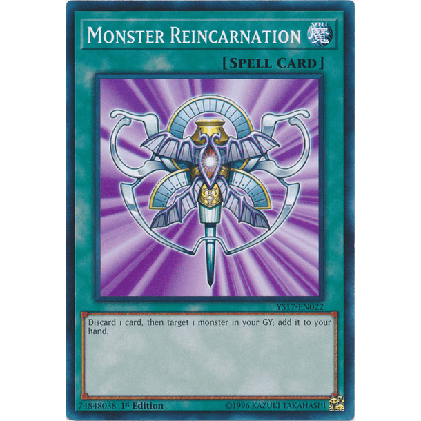 Monster Reincarnation - YS17-EN022 - Common 