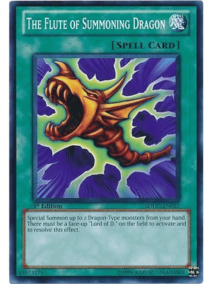 The Flute of Summoning Dragon - SDDC-EN027 - Common