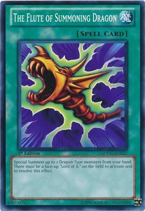 The Flute of Summoning Dragon - SDDC-EN027 - Common