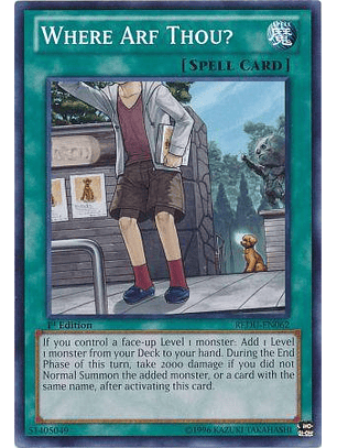 Where Arf Thou? - REDU-EN062 - Common