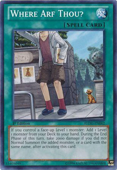 Where Arf Thou? - REDU-EN062 - Common