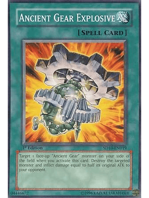 Ancient Gear Explosive - SD10-EN019 - Common 