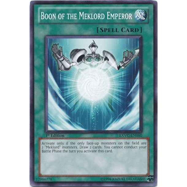Boon of the Meklord Emperor - EXVC-EN050 - Common