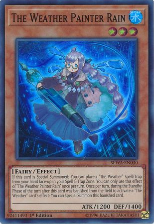 The Weather Painter Rain - SPWA-EN030 - Super Rare  1