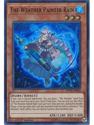 The Weather Painter Rain - SPWA-EN030 - Super Rare 
