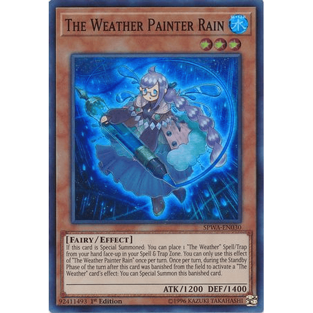 The Weather Painter Rain - SPWA-EN030 - Super Rare 