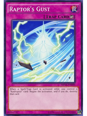 Raptor's Gust - MP16-EN090 - Common 