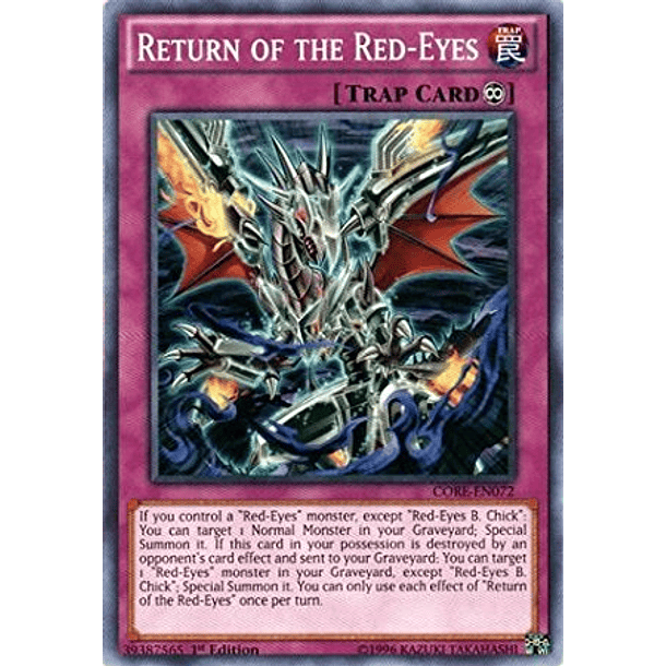 Return of the Red-Eyes - CORE-EN072 - Common 