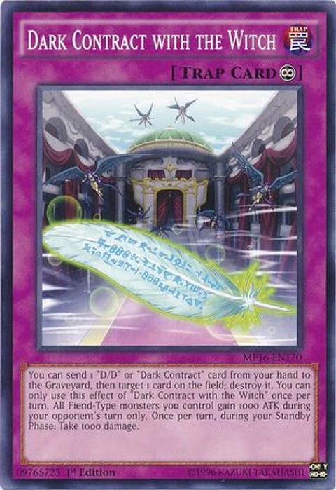 Dark Contract with the Witch - MP16-EN170 - Common 
