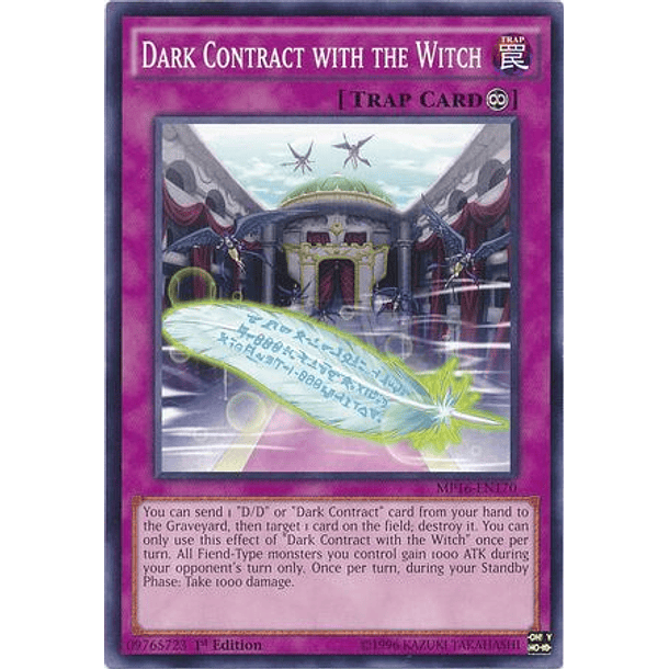 Dark Contract with the Witch - MP16-EN170 - Common 