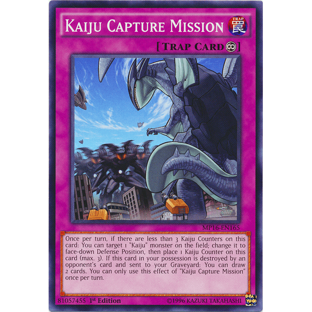 Kaiju Capture Mission - MP16-EN165 - Common
