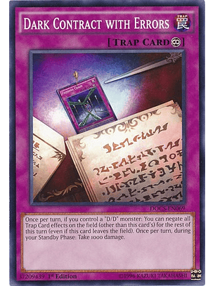 Dark Contract with Errors - DOCS-EN069 - Common