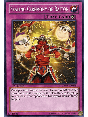 Sealing Cermony of Raiton - GAOV-EN078 - Common