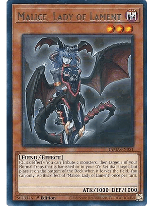 Malice, Lady of Lament - TAMA-EN051 - Rare