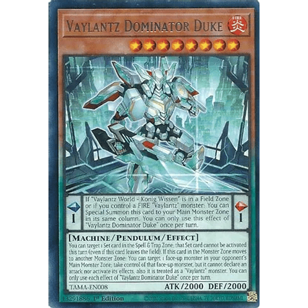 Vaylantz Dominator Duke - TAMA-EN008 - Rare