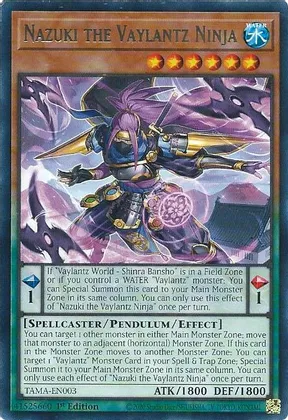 Nazuki the Vaylantz Ninja - TAMA-EN003 - Rare 1