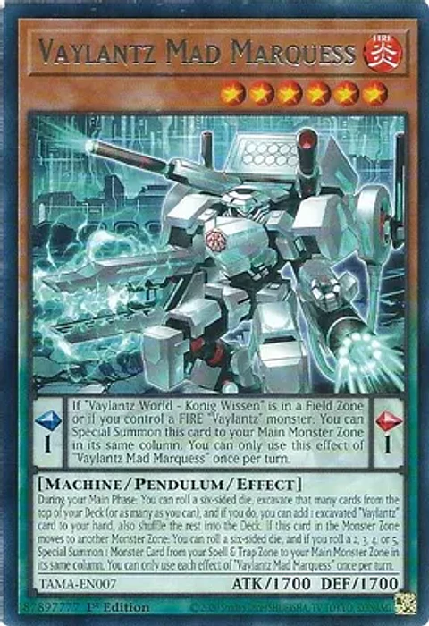 Vaylantz Mad Marquess - TAMA-EN007 - Rare