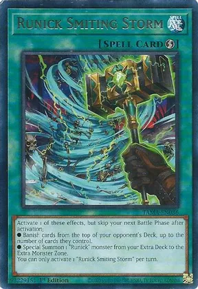 Runick Smiting Storm - TAMA-EN036 - Rare 1